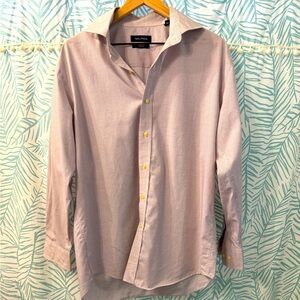 Nautica Men’s Red and Blue Checked Dress Shirt